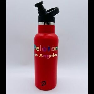 PELOTON RED WATER BOTTLE 10” HEIGHT